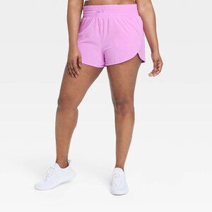 Small - Womens High-Rise Flex Shorts 3" - All In Motion - Purple